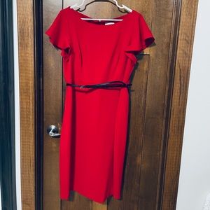 Calvin Klein Red dress - Size 16